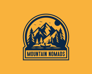 Mountain River Boating logo design