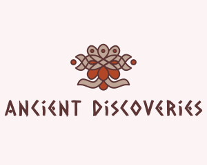 Ancient Mayan Mask  logo design