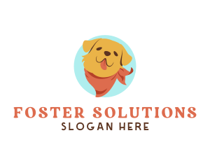Cute Dog Scarf logo