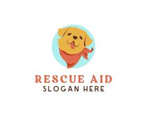 Cute Dog Scarf logo