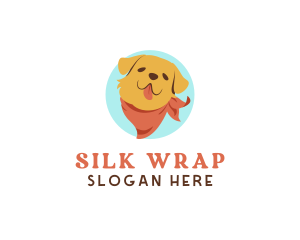 Cute Dog Scarf logo