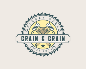 Wooden Axe Saw logo