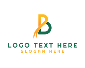 Professional Beauty Firm Letter B logo