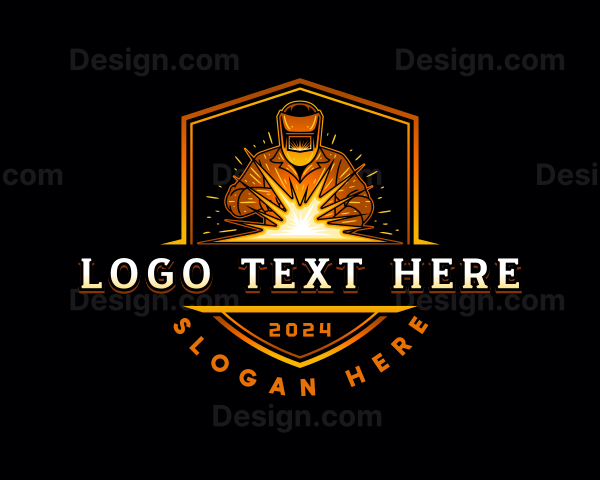 Metalwork Industrial Worker Logo