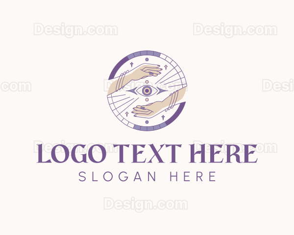 Mystical Eye Hand Logo