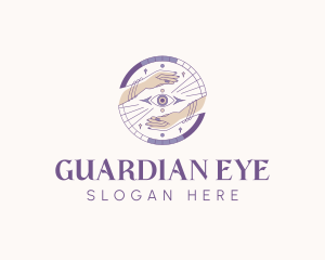 Mystical Eye Hand logo design