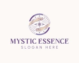 Mystical Eye Hand logo design