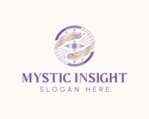 Mystical Eye Hand logo design