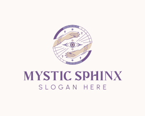 Mystical Eye Hand logo design