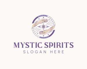 Mystical Eye Hand logo design