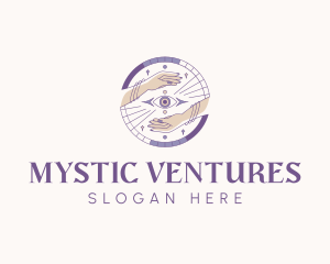 Mystical Eye Hand logo design