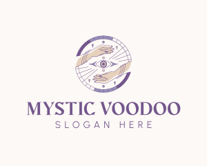 Mystical Eye Hand logo design