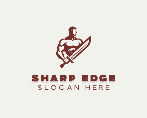 Strong Male Sword logo
