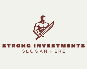 Strong Male Sword logo