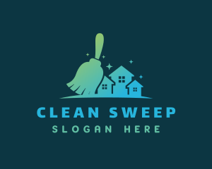 Sparkle Clean Housekeeping logo design