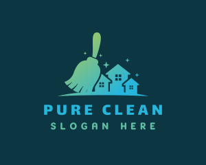 Sparkle Clean Housekeeping logo design