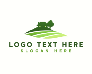 Farm Field Landscape logo
