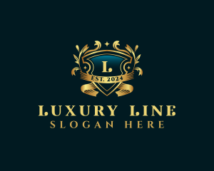 Ornamental Luxury Crest logo design