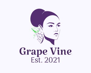 Purple Grape Lady logo