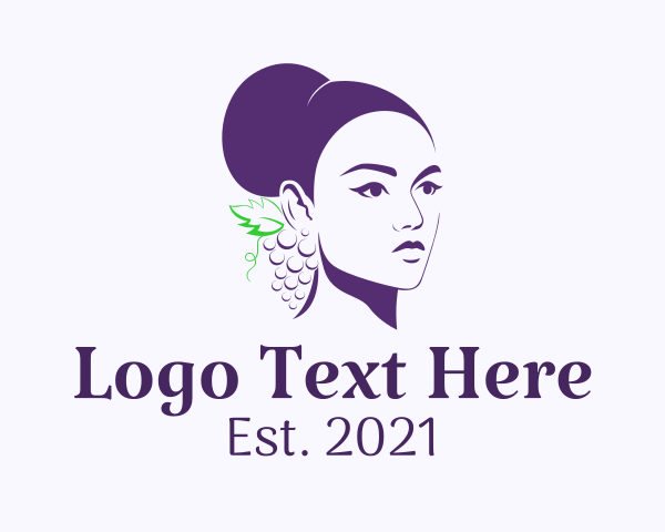 Purple logo example 1