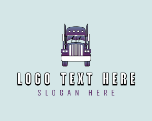 Logistics Trucking Transport logo