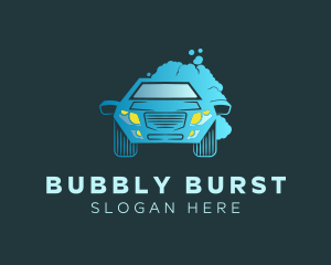 Bubbles Car Wash logo design