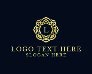 Mandala Wreath Pattern Boutique logo