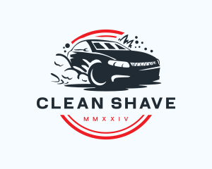 Cleaning Splash Car logo design