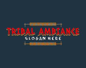 Rustic Aztec Tribe logo design