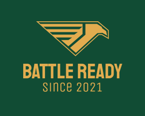 Military Hawk Badge logo design