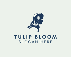 Netherlands Tulip Map logo