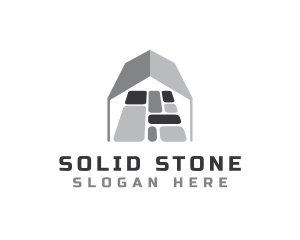 House Flooring Stone logo design