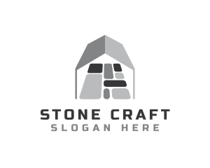 House Flooring Stone logo