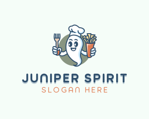 Food Chef Ghost logo design