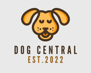 Yellow Puppy Dog logo design