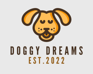 Yellow Puppy Dog logo design