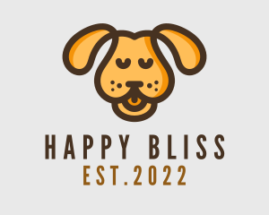 Yellow Puppy Dog logo design