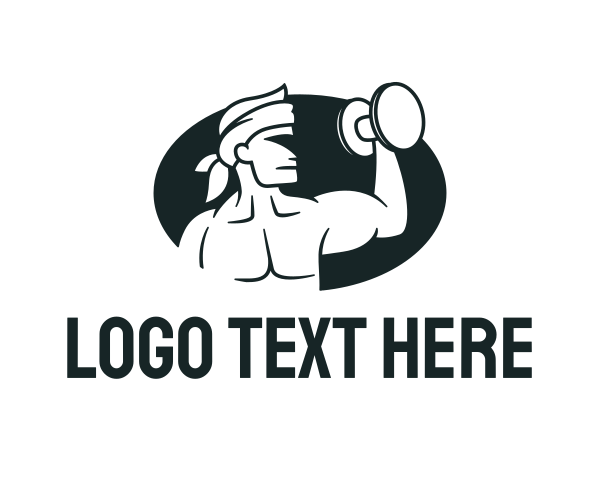 Weightlifting logo example 1