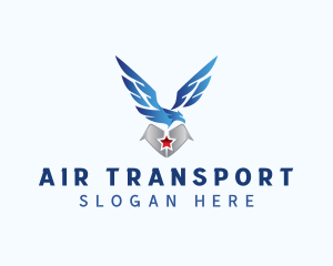 Eagle Wings Aviation logo design