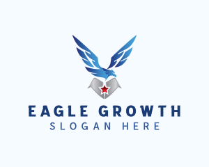 Eagle Wings Aviation logo design