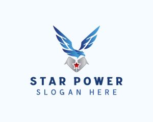 Eagle Wings Aviation logo design