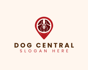 Pet Dog Location logo design