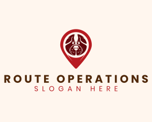 Pet Dog Location logo