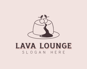 Chocolate Lava Cake logo design