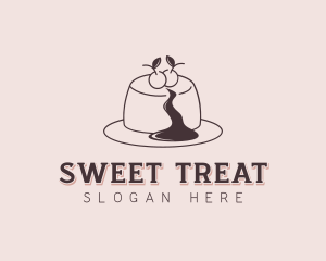 Chocolate Lava Cake logo design