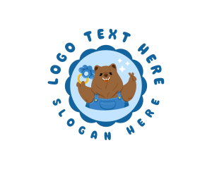 Cute Bear Teether logo