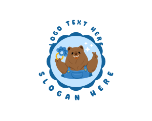 Cute Bear Teether Logo