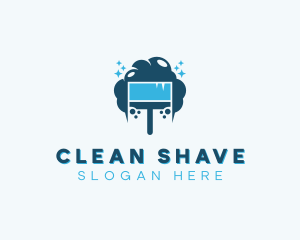 Suds Cleaning Brush logo design