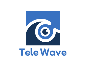 Sea Wave Eye logo design