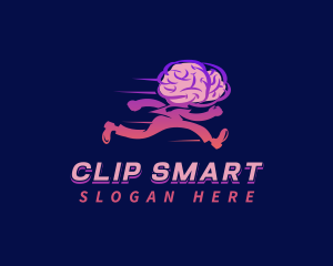 Running Brain Psychology logo design